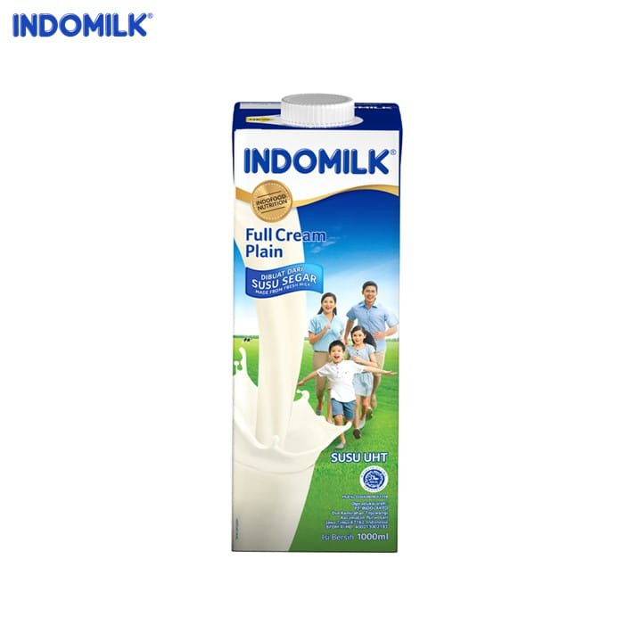 

SUSU CAIR INDOMILK FULL CREAM UHT 1L