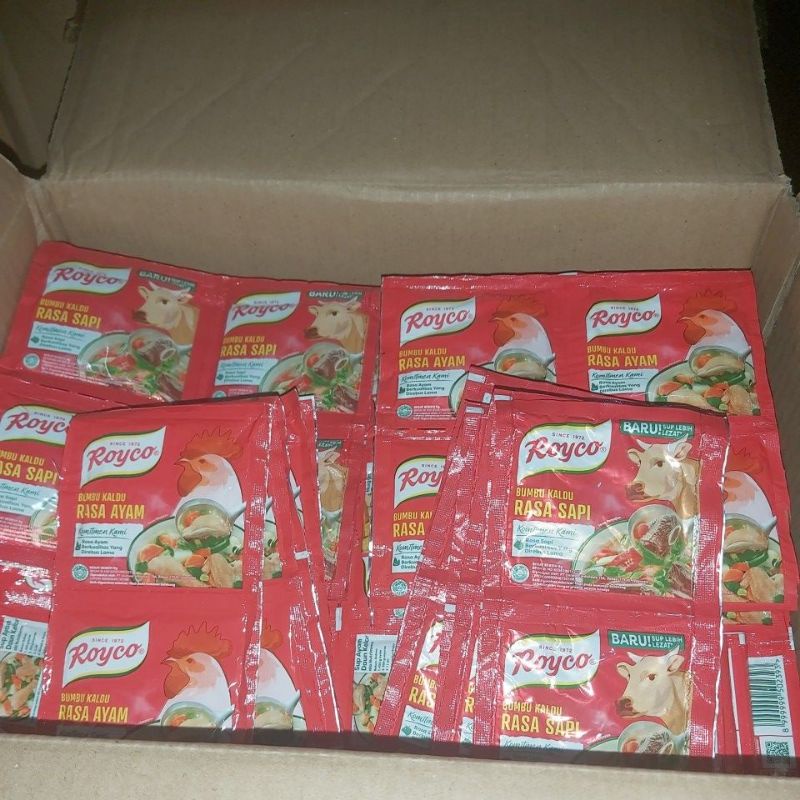 Royco penyedap rasa sapi&amp;ayam 12sachet