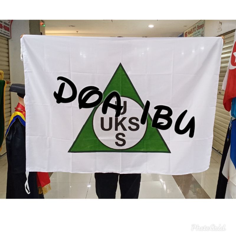 

best seller bendera logo bendera UKS ukuran 90cm x 135cm ready stock