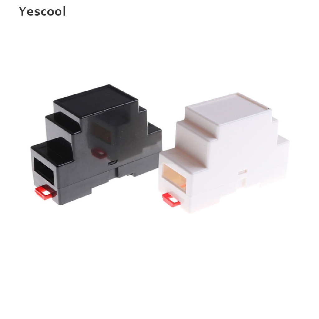 Yescool Kotak Case DIN Rail Elektronik Bahan Plastik Ukuran 88x37 X 59mm