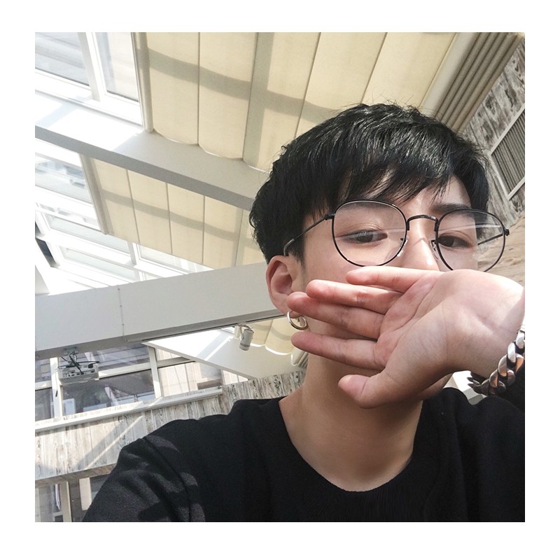 ELBER K102 Kacamata Wanita Kaca Mata Model Pria Unisex Fashion Korea-6