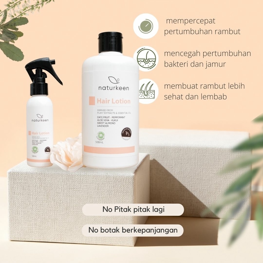 Naturkeen Hair Lotion | Perawatan Rambut