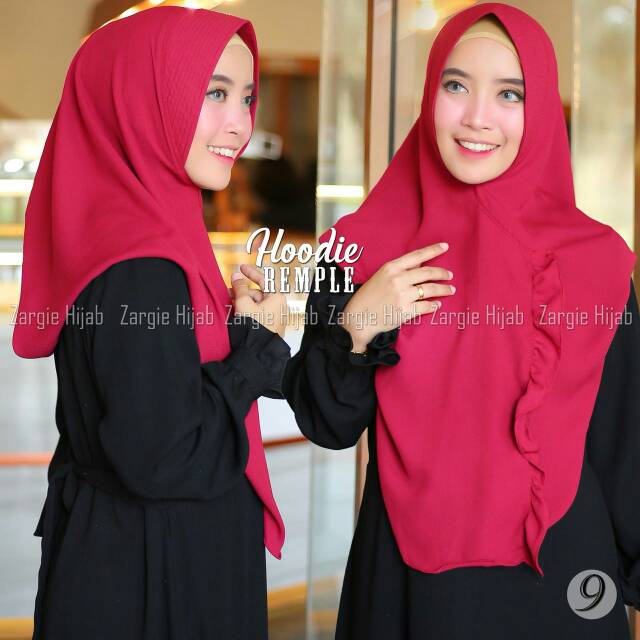 Hoodie Remple original Zargie Hijab