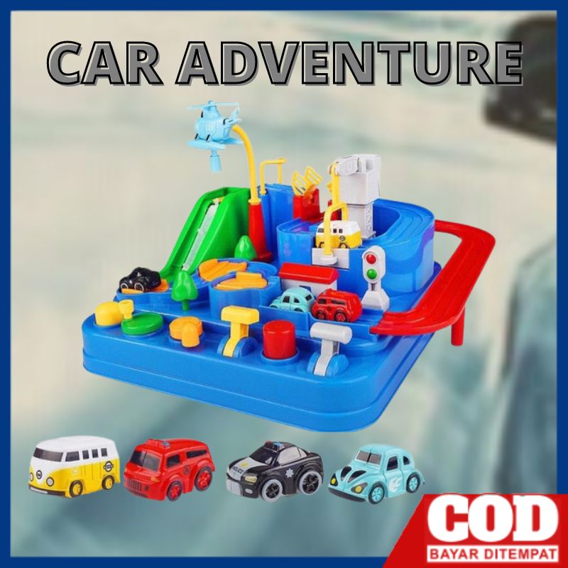 Mainan Edukasi Anak CAR ADVENTURE Mobil-mobilan Isi 4pcs