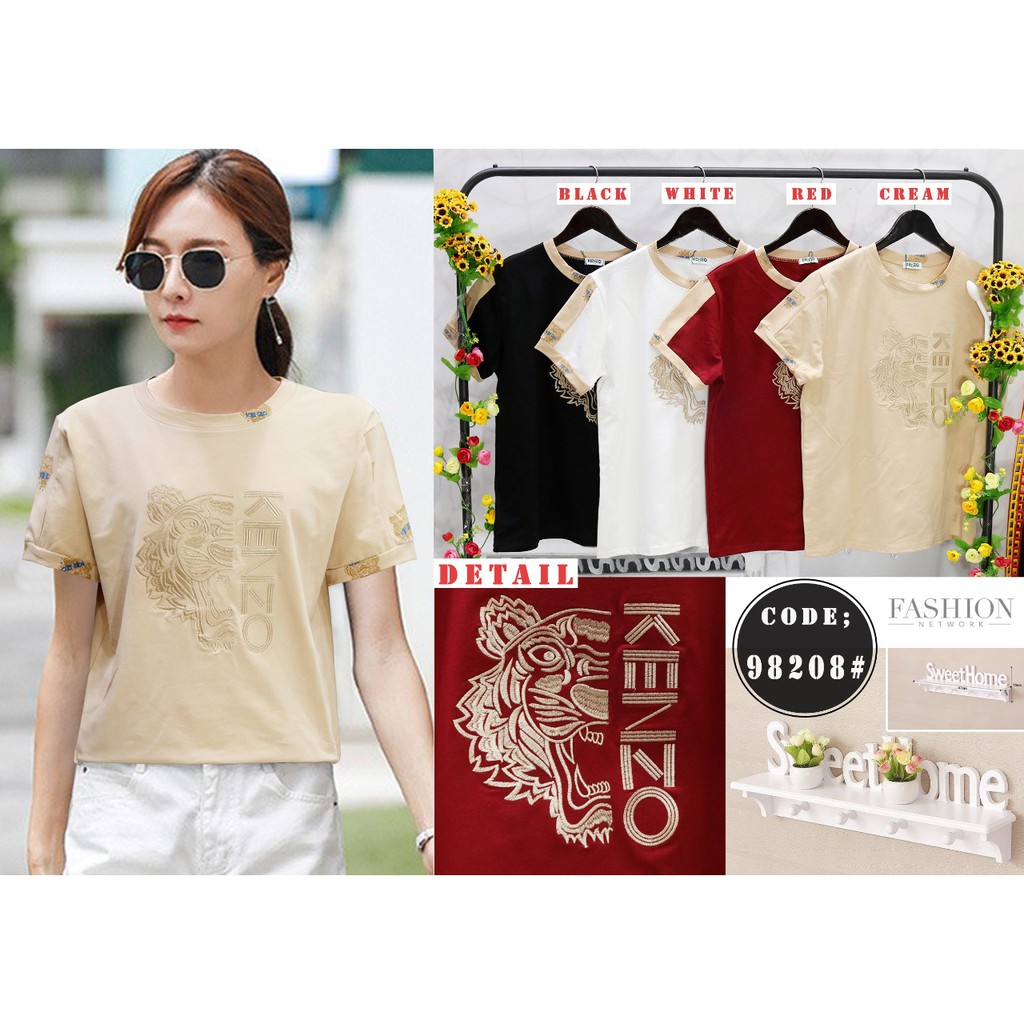 KAOS KENZO BORDIR KOREAN IMPORT NEW