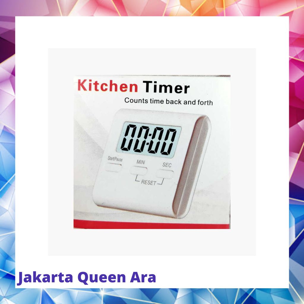 Taffware Timer Masak Dapur Countdown Digital Alarm Clock - T1