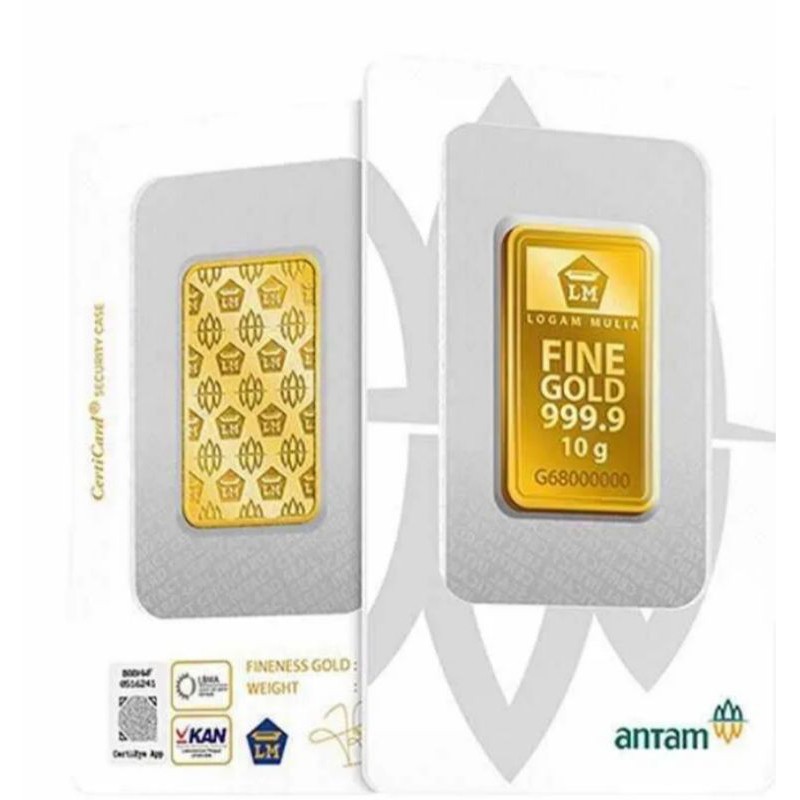 Fine Gold Logam Mulia 10 Gram 100% Original