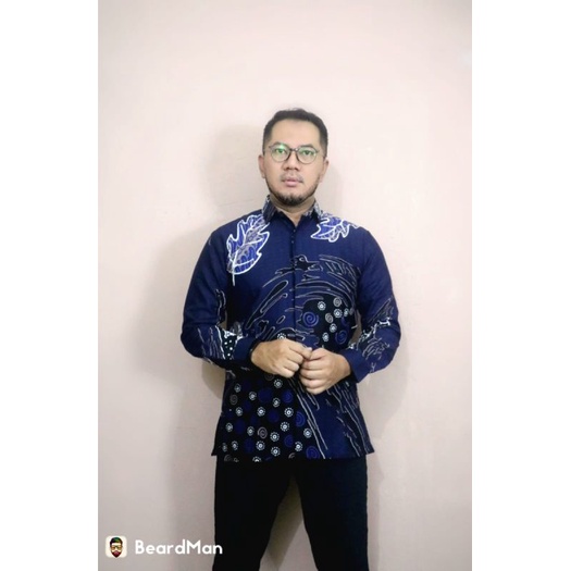 Kemeja Batik Dobby