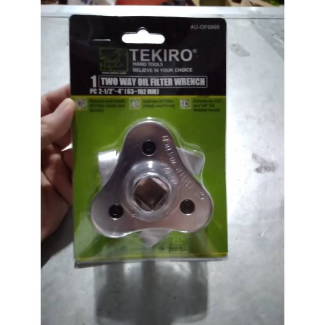 TEKIRO 2 way oil filter 63-102mm kunci oil filter 2 arah ORIGINAL