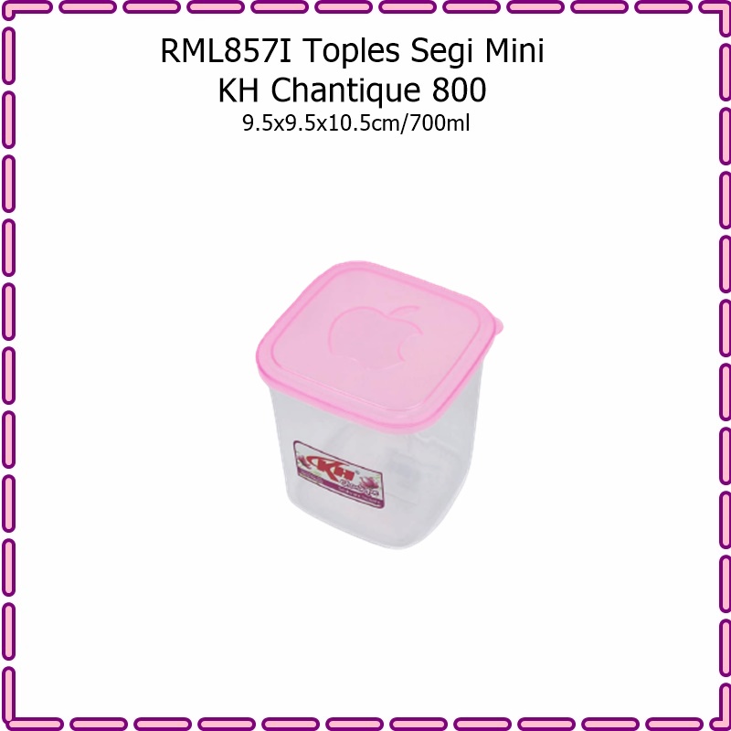 Toples Segi Mini Cantik KH 450ml &amp; 700ml