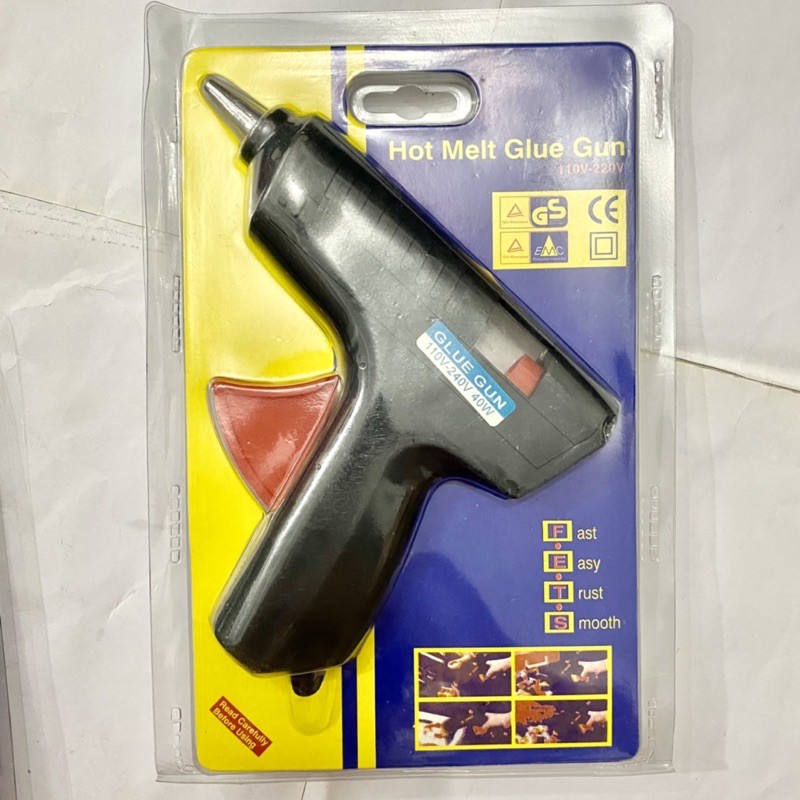 Hot Melt Glue Gun / Tembakan Lilin 40watt / Tembakan Lilin 60watt