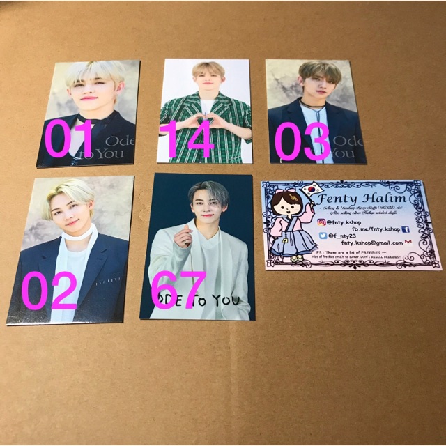 Trading Card (TC) Seventeen Ode To You (OTY) Korea (Kr)