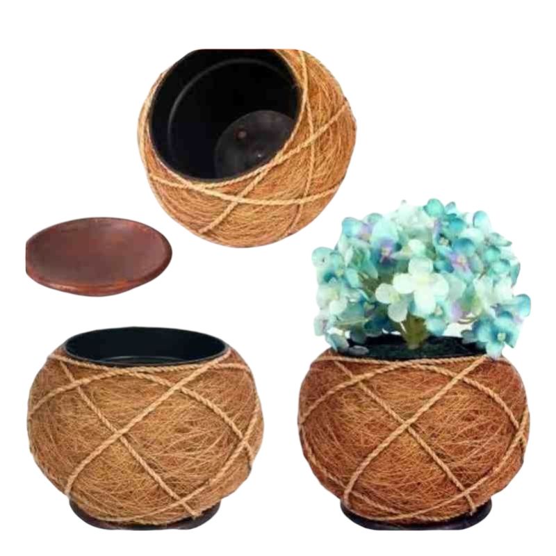 Pot Cocofiber Kokedama Bunga Besar