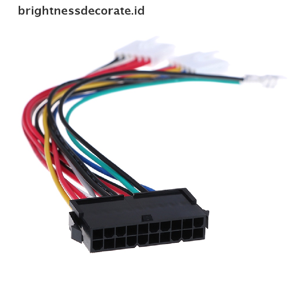 [birth] 20P ATX To 2 Port 6Pin AT PSU Converter Power Cable For Computer 286 386 486 586 [ID]