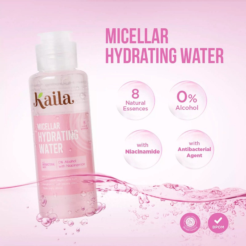 KAILA Infused Micellar Water / Micellar Hydrating Water 100ml