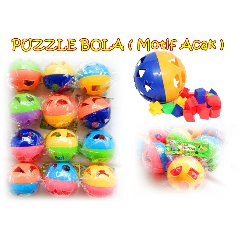 MAINAN EDUKASI PUZZLE BALL PUZZLE BOLA