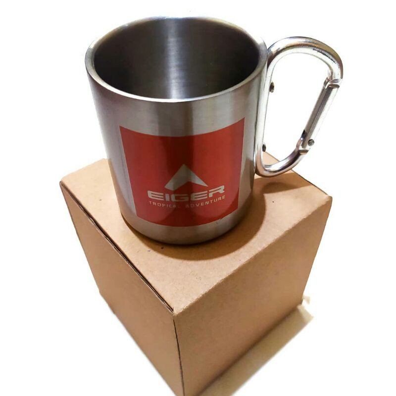 Gelas Stainless Gunung Anti Panas anti dingin