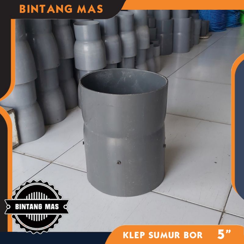 Check Valve / Tosen Klep 5 inch / 5 dim, Kelep Pvc untuk Pompa Air, Kelep Sumur Bor, Tipe D