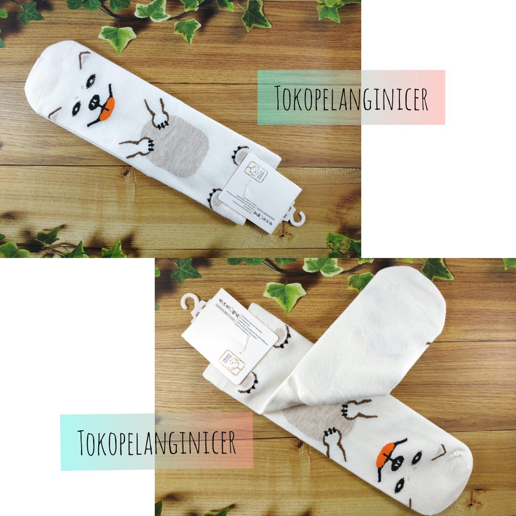 Kaos kaki Lucu Fashion Korea Motif Kucing Tokopelaginicer - kaus kaki korea tebal