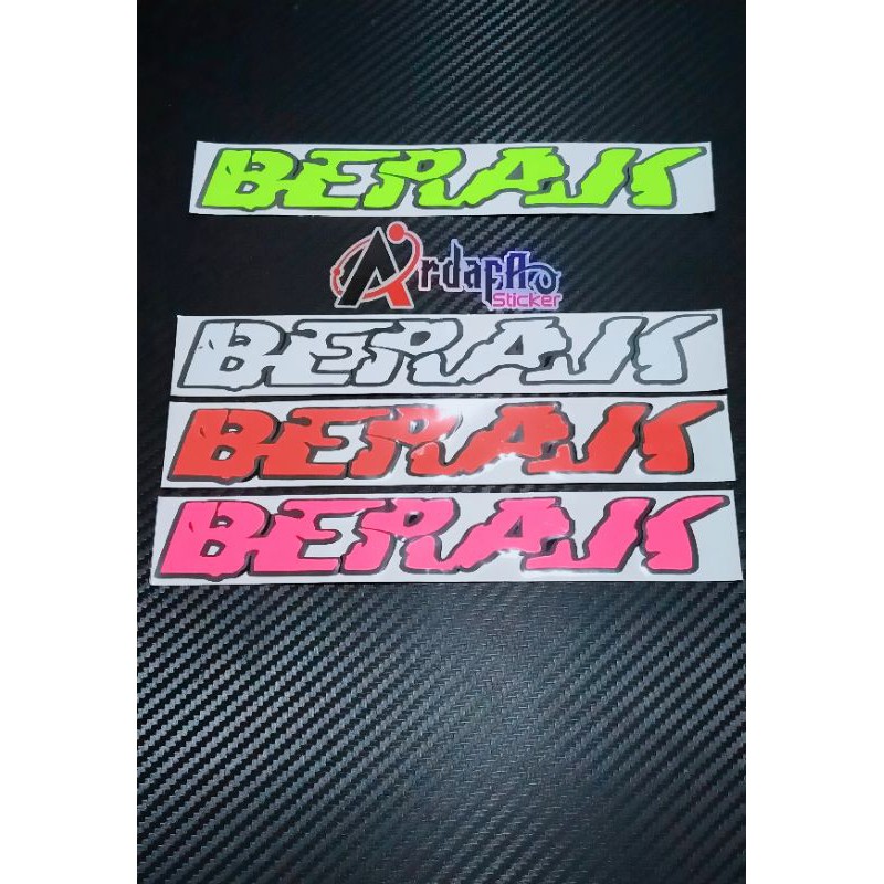 STICKER CUTTING BERAK