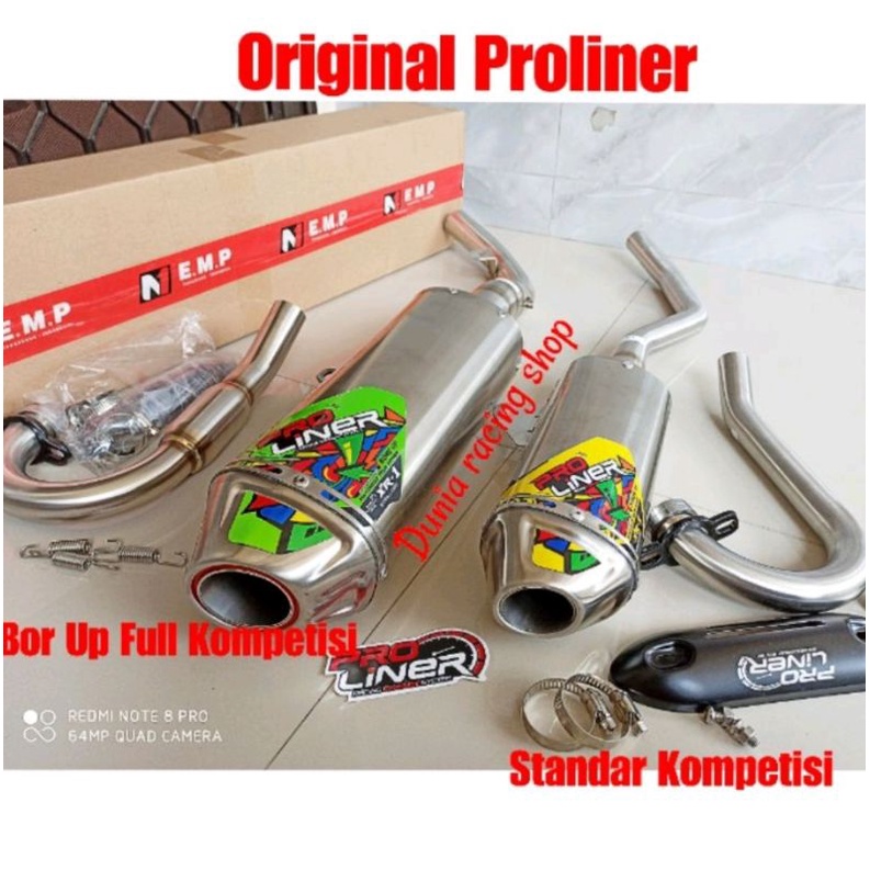 Knalpot Proliner XR-1 XR 1 XR1 WR 155 CRF 150 KLX 150 Dtracker 150 Bore Up 200cc Dan Standar Kompeti