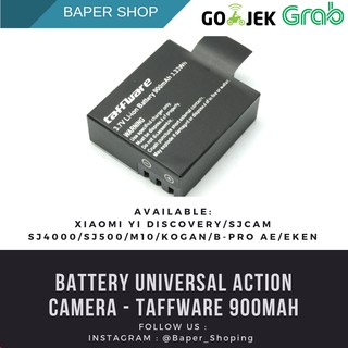 Battery/Baterai Cadangan Xiaomi Yi Discovery/Kogan/Sjcam/Brica/B-Pro AE1/AE2/AE2S/M10/EKEN
