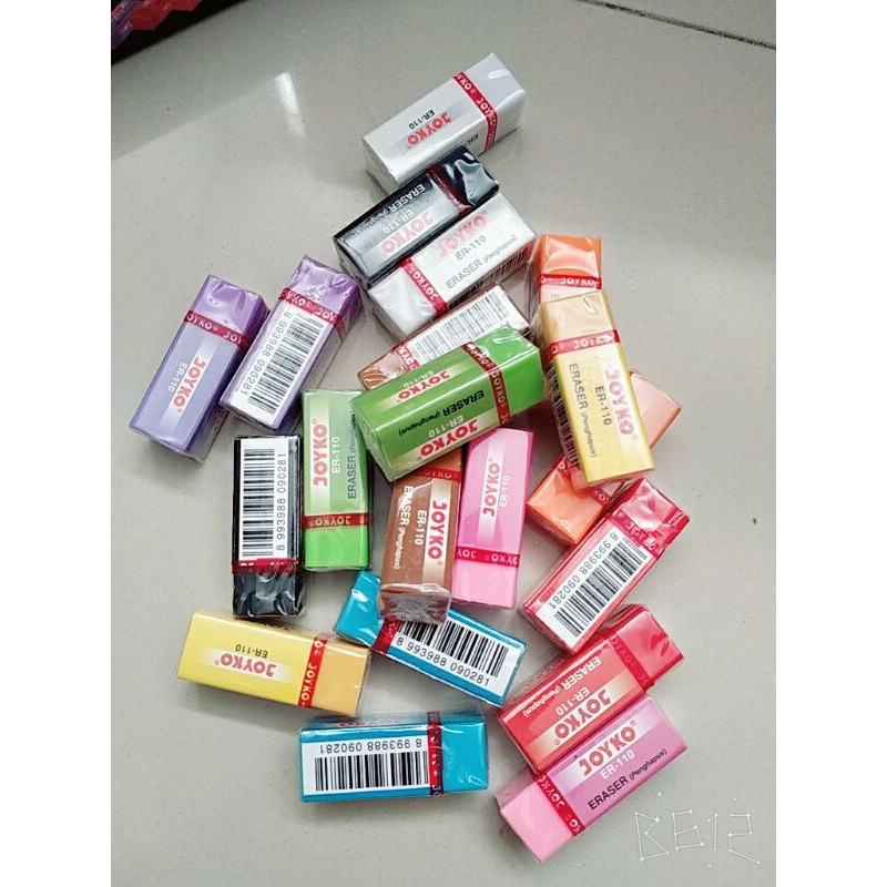

1pcs penghapus pensil Joyko rainbow