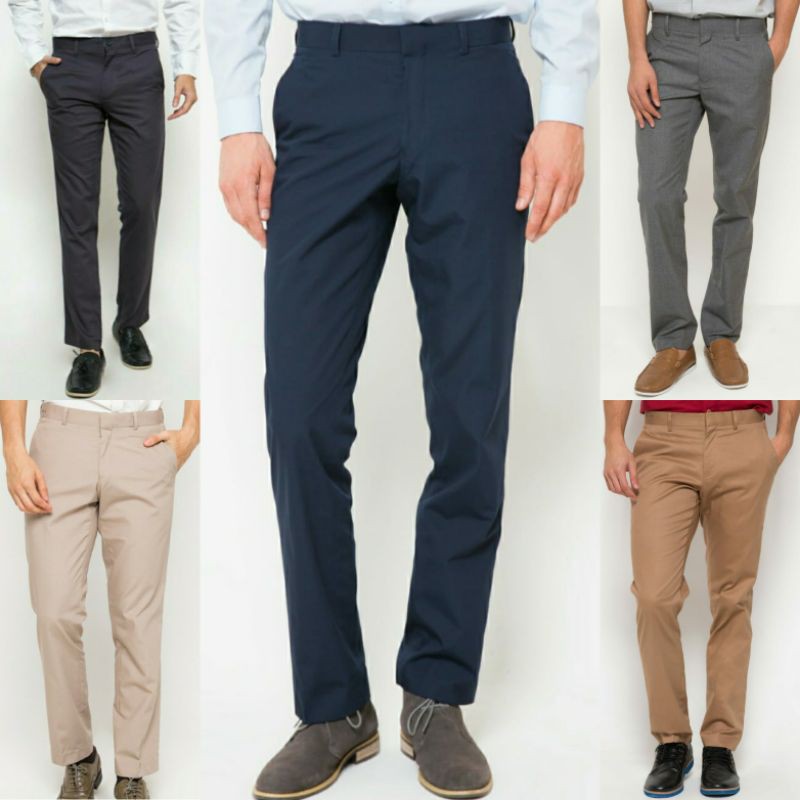 Stanley Adams Celana Formal Slim Fit Pria