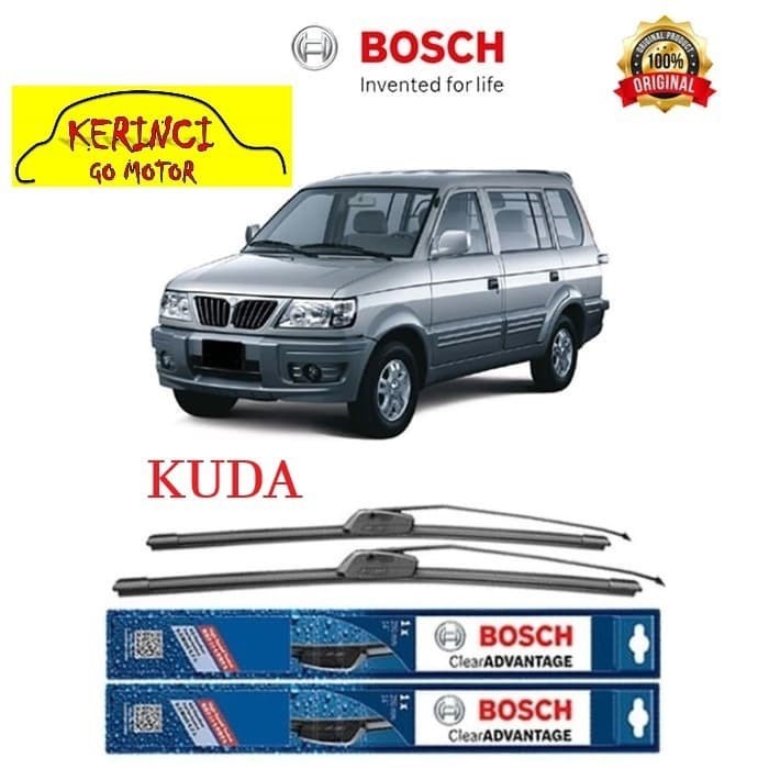 WIPER BOSCH CLEAR ADVANTAGE MITSUBISHI MIRAGE 22&quot; &amp; 18&quot; SEPASANG WIPER