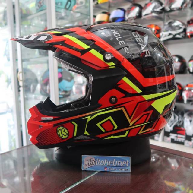 KYT Cross Over Step Up Black Red