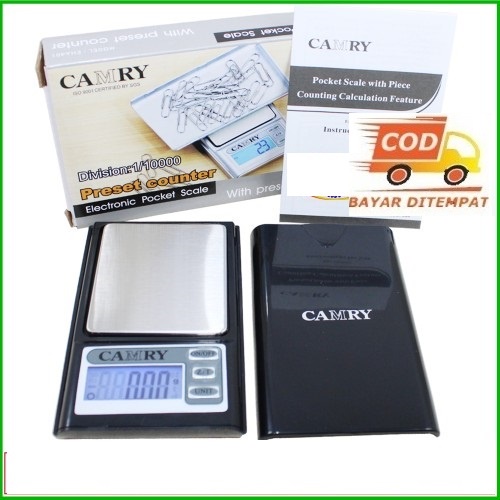 TIMBANGAN DIGITAL EMAS CAMRY 200 GRAM