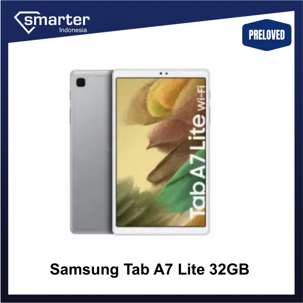 Samsung Tab A7 lite 32GB T225 T-225 Tablet Second Bekas Seken Original SEIN - Smarter