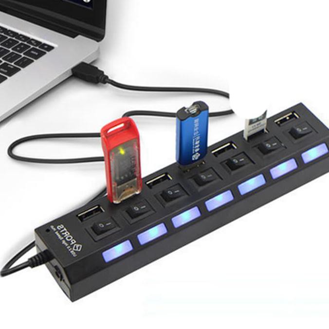 Usb Hub 7 Port On Off / Usb Hub 7Port On Off / Usb Hub 7 Port Saklar Harga Promo