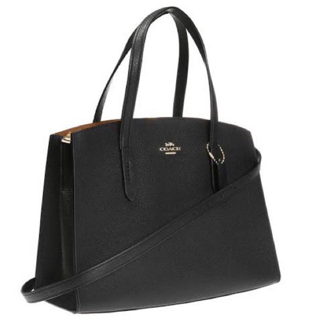coach charlie carryall black 35 tote