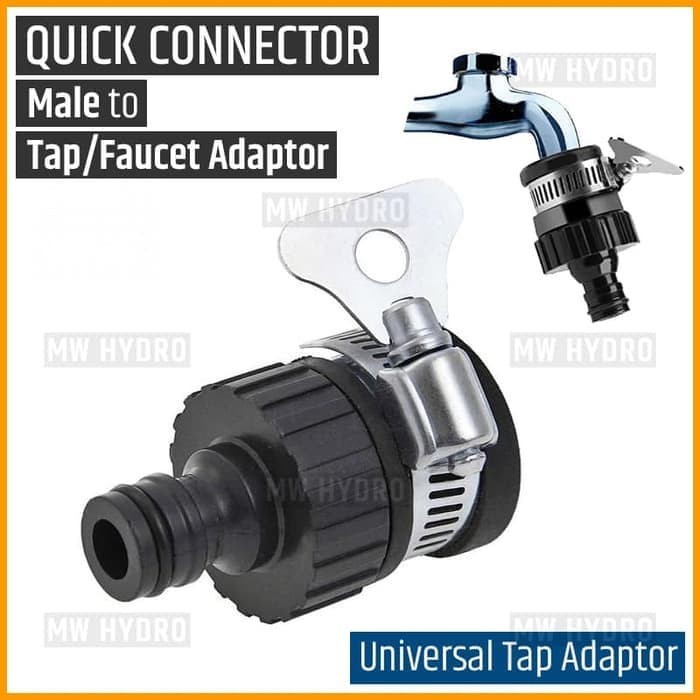 Konektor Keran, Quick Connector Male to Faucet, Universal Tap Adaptor