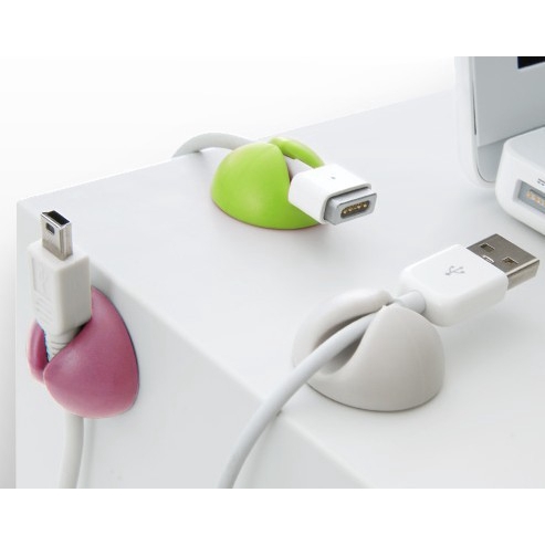 Data Cable Storage Organizer for Desktop wire clamp punch-free simple and convenient