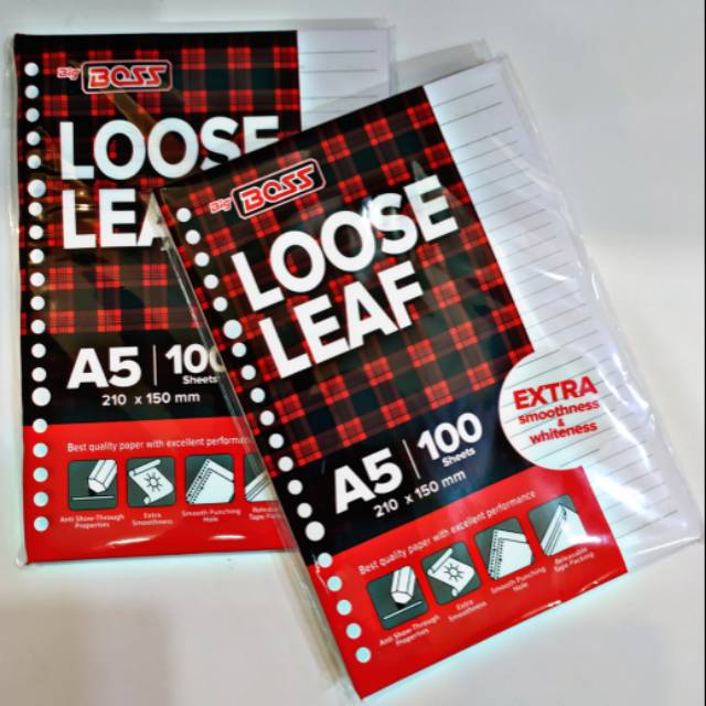 

LOOSE LEAF 100 A5 BIGBOSS