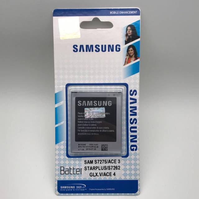 Baterai Samsung S7275/ACE 3/STARPLUS/S7262 GLX. VIACE 4