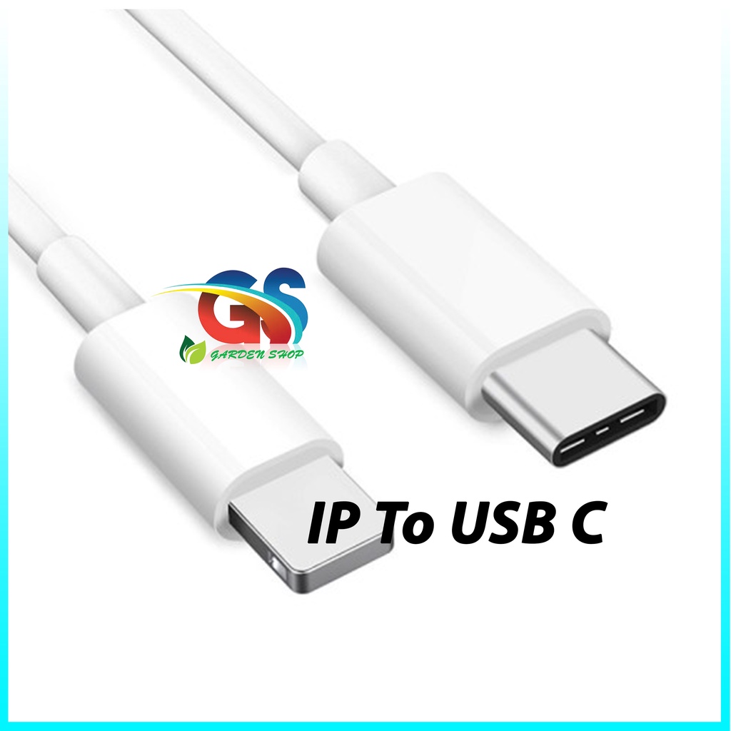 KABEL CHARGER USB C to phone 5v-1A or 9v-2A Fast Charging