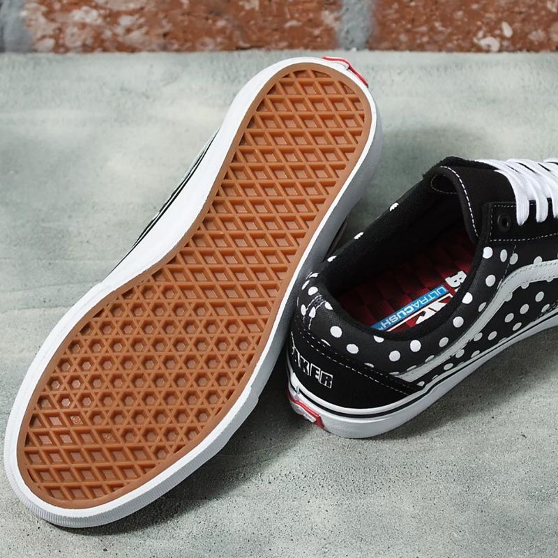 vans old skool polka dot