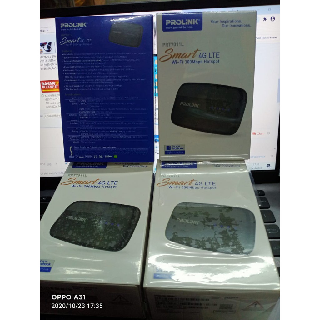 PROMO MODEM 4G ALL OPERATOR MODEM PROLINK 4G PRT7011L | MIFI PROLINK 4G 300MBPs original