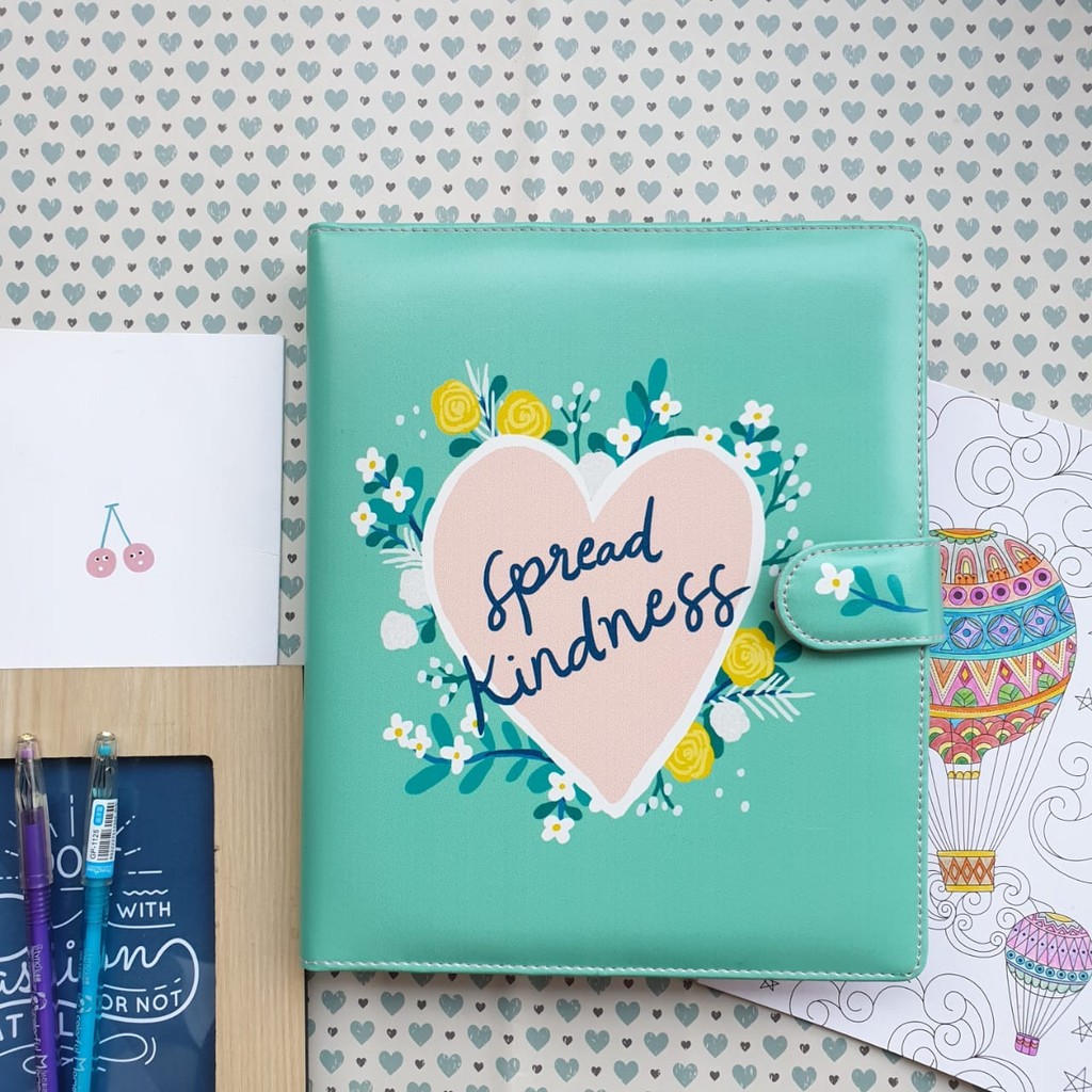 

Binder Spread Kindness B5 26 ring - Tosca