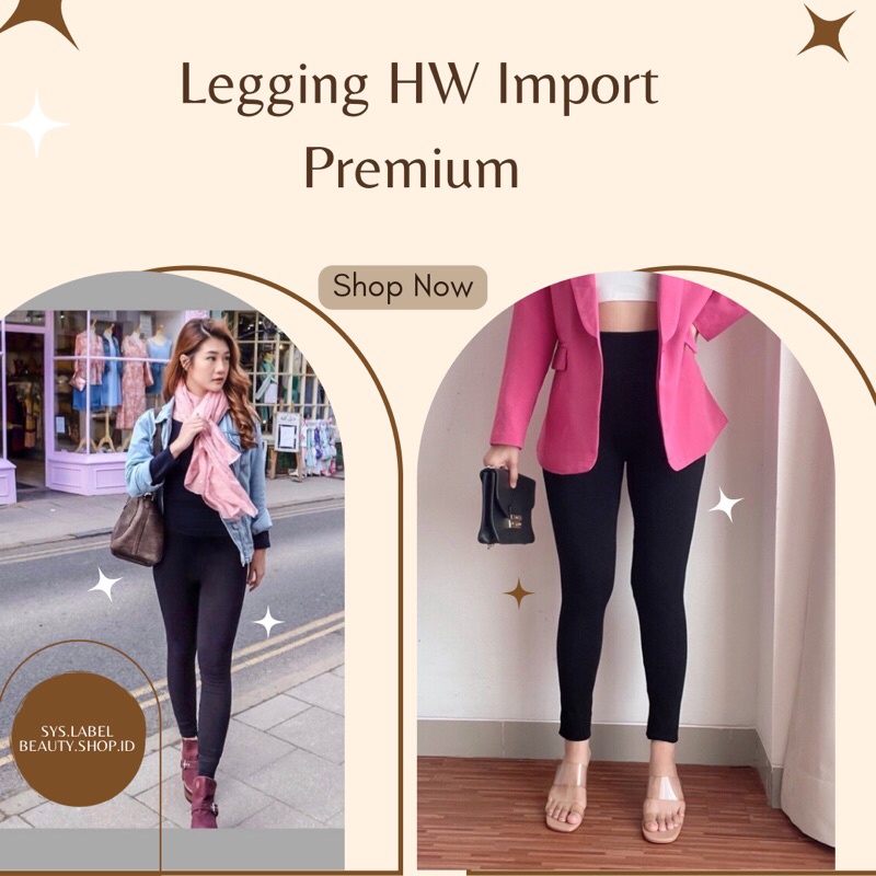 [IMPORT] Viena Legging HW Panjang Premium B2