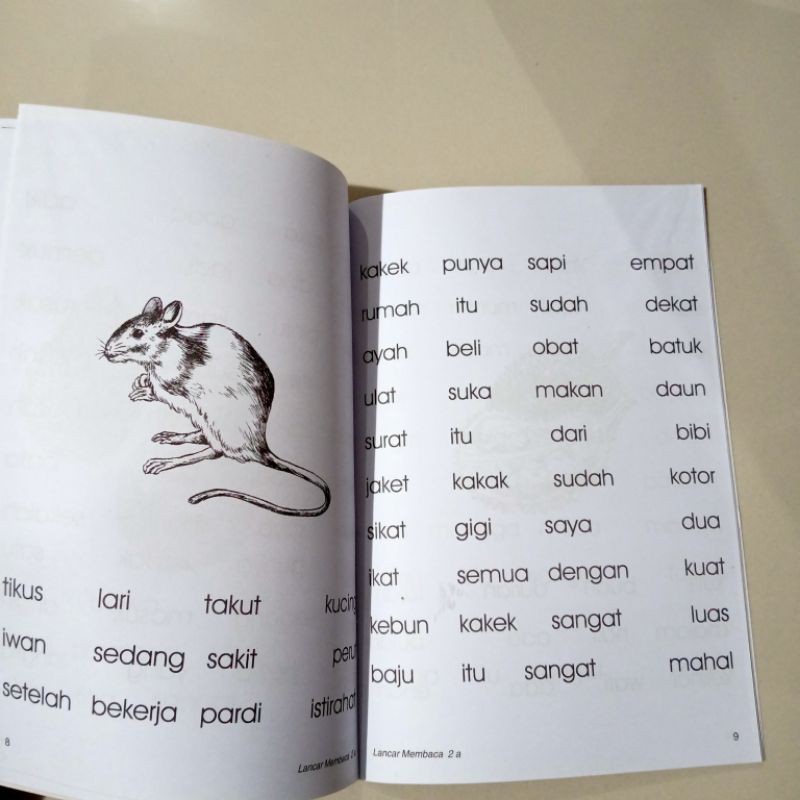 buku lancar membaca 2A 32halaman (16×24cm)