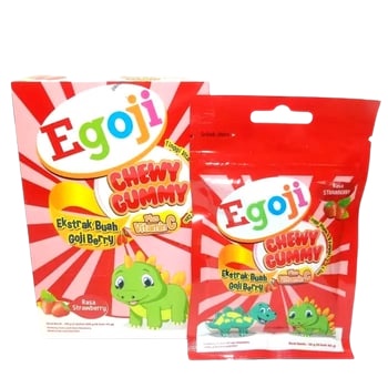 EGOJI CHEWY GUMMY STRAWBERRY SACHET SUPLEMEN