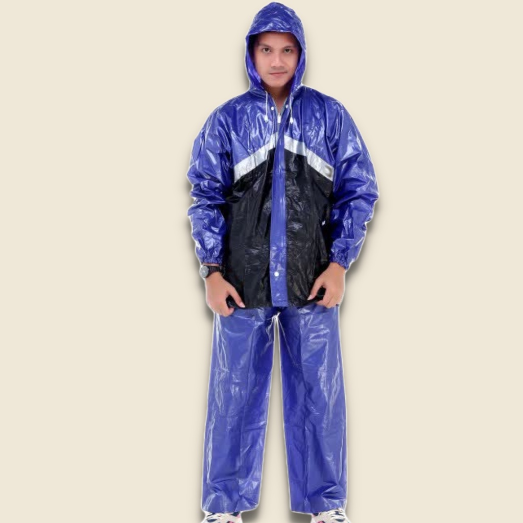 Mantel Jas Hujan Stelan Jaket Celana Pria Dewasa Big Maxx Plevia Premium Mantel Ujan Ke99