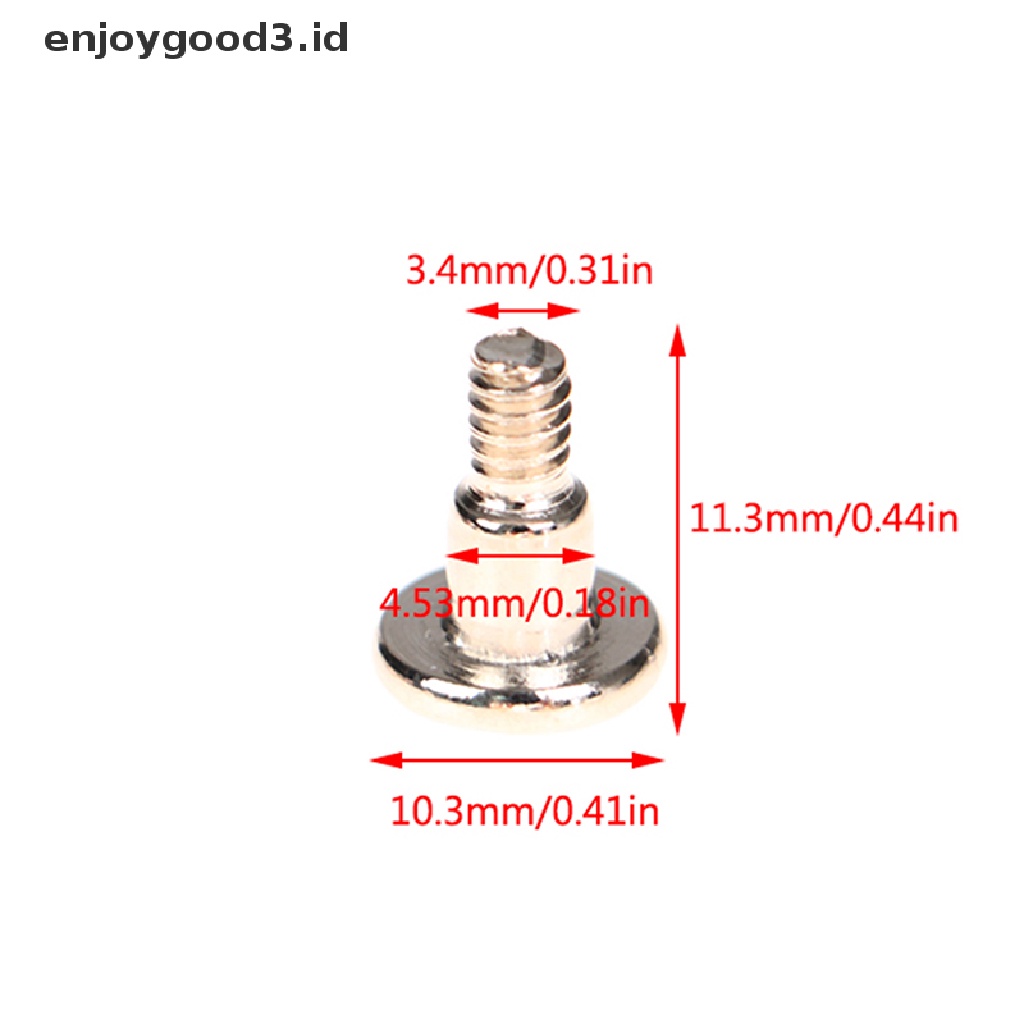 (Id) 20pcs Sekrup Hdd 3.5 &quot;Shockproof Untuk Casing Komputer