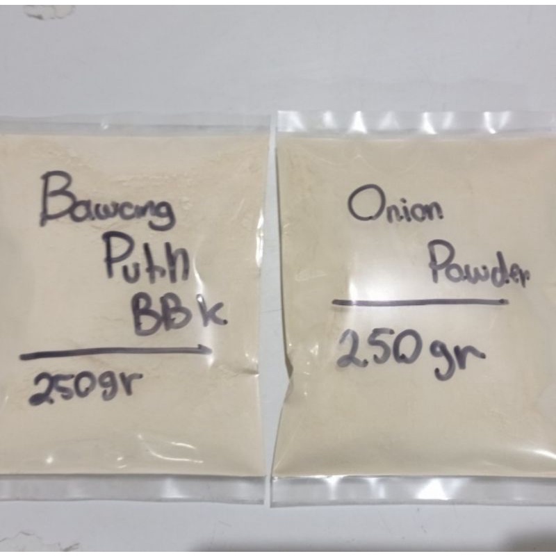 bawang putih bubuk / garlic powder 250gr / onion powder / bombay bubuk