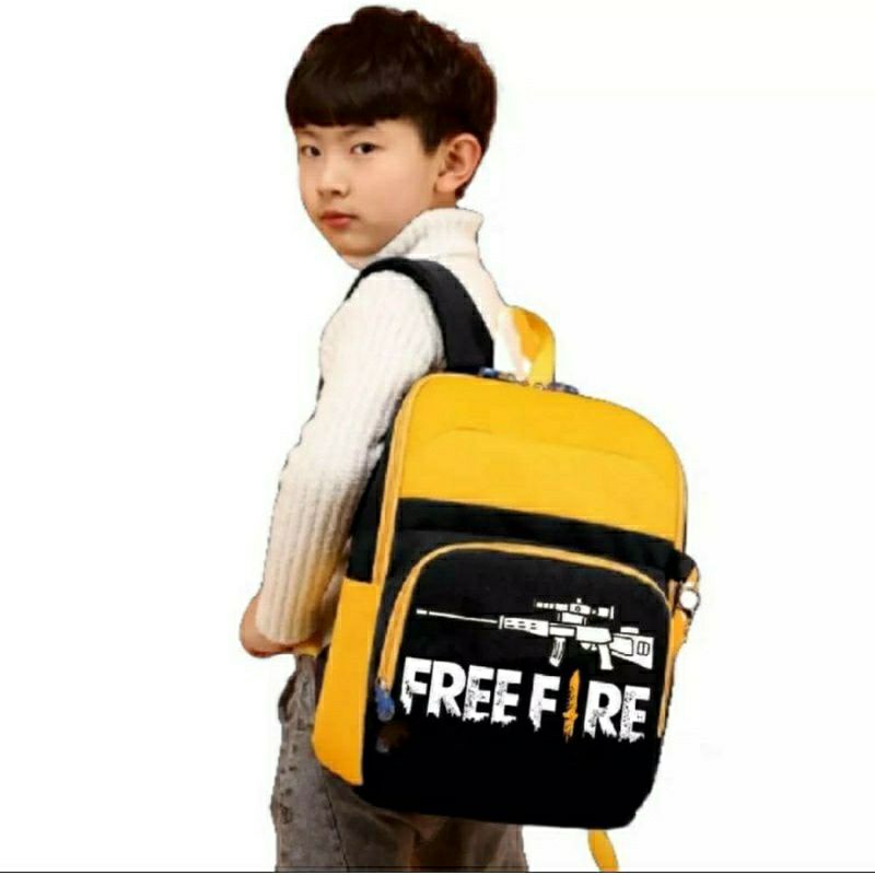 FIREEFIRE Gratis topi Ransel Anak Karakter Tas anak Sekolah laki-laki backpack ransel punggung