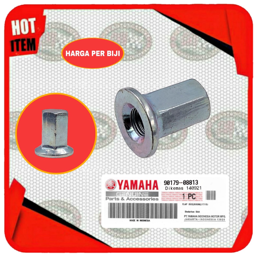 Mur Topi M8 Kunci 12  Silinder Kop Head Yamaha FIZR F1ZR ORIGINAL ORI by YGP